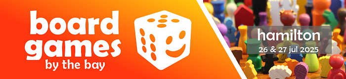 Board Games By The Bay - Hamilton, Jul 2025 logo